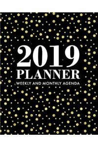 2019 Planner Weekly and Monthly Agenda