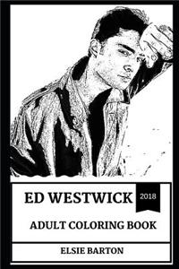 Ed Westwick Adult Coloring Book