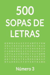 500 Sopa De Letras