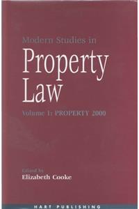 Modern Studies in Property Law - Volume 1