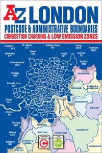 London Postcode & Administrative Boundaries Map