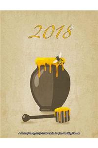 2018- A Taste of Honey 2017-2018 Academic Year Monthly Planner