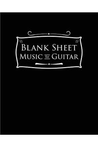 Blank Sheet Music for Guitar