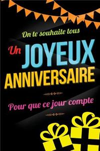 Joyeux Anniversaire - Noir