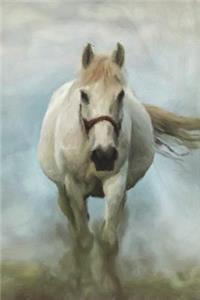 White Horse - Lined Notebook with Margins