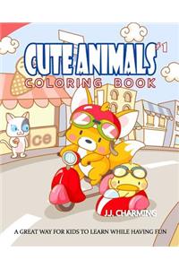 Cute Animals Coloring Book Vol.1