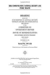 Risk Communication: National Security and Public Health