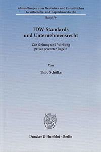 Idw-Standards Und Unternehmensrecht