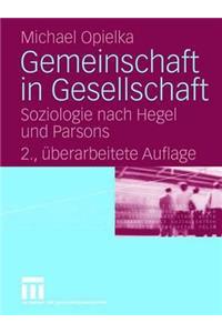 Gemeinschaft in Gesellschaft