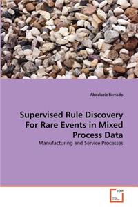 Supervised Rule Discovery For Rare Events in Mixed Process Data