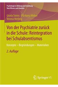 Von der Psychiatrie zurück in die Schule: Reintegration bei Schulabsentismus