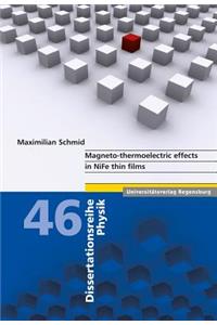 Magneto-Thermoelectric Effects in Nife Thin Films