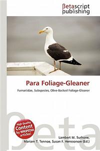 Para Foliage-Gleaner