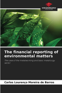 financial reporting of environmental matters
