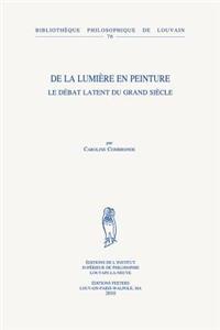 De La Lumiere En Peinture