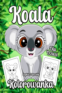 Koala Kolorowanka Dla Dzieci