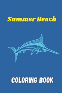 Summer Beach Coloring Book