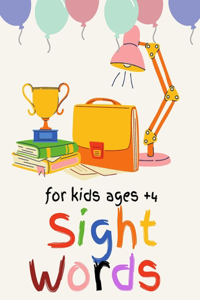 Sight Words Book For Kids Ages +4