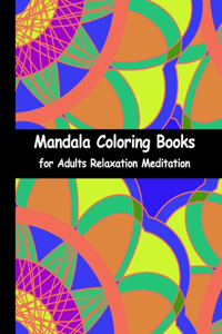 Mandala coloring books for adults relaxation meditation