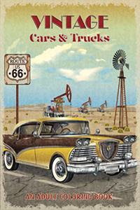 Vintage Cars & Trucks Coloring Book