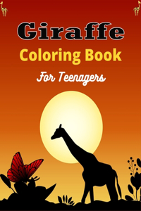 Giraffe Coloring Book For Teenagers