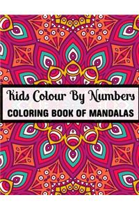 Kids Colour By Numbers Coloring Book Of Mandalas