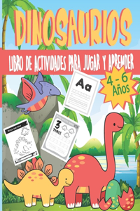 dinosaurios libro de actividades para jugar y aprender de 4-6 años