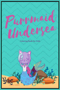 Purrmaid Undersea Coloring Book for Kids