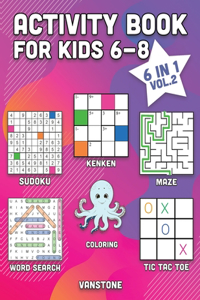 Activity Book for Kids 6-8