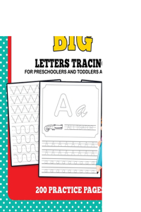 BIG Letter Tracing for Preschoolers and Toddlers ages 2-4