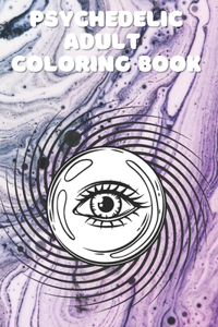 psychedelic adult coloring book