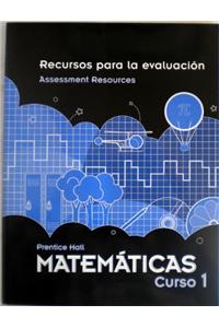 Middle Grades Math 2010 Spanish Assessment Resources Blackline Masters Course 1