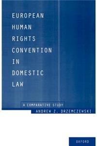 European Human Rights Convention in Domestic Law