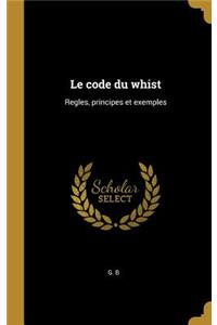 code du whist