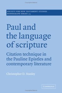 Paul and the Language of Scripture