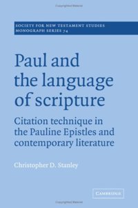 Paul and the Language of Scripture
