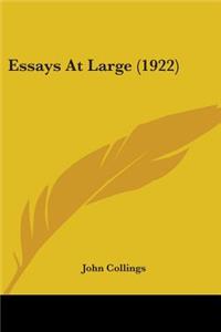 Essays At Large (1922)