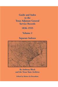 Guide and Index to the Texas Adjutant General Service Records, 1836-1935