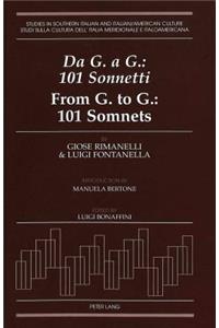 Da G. a G.: 101 Sonnetti- From G. to G.: 101 Somnets