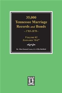 35,000 Tennessee Marriage Records and Bonds 1783-1870, 