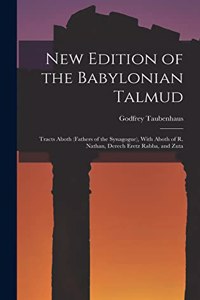New Edition of the Babylonian Talmud