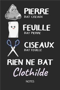 Rien ne bat Clothilde - Notes