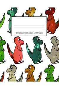 Dinosaur Notebook 120 Pages