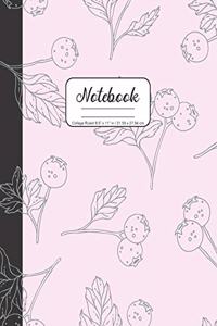 Notebook College Ruled 8.5