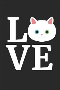 Turkish Angora Notebook - I Love My Turkish Angora Cat Cute Cat Lover Gift - Turkish Angora Journal