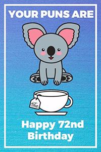 Your Puns Are - Happy 72nd Birthday