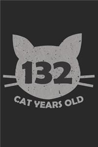 132 Cat Years Old