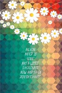 All You Need Is Love But A Little Chocolate Now And Then Doesn't Hurt