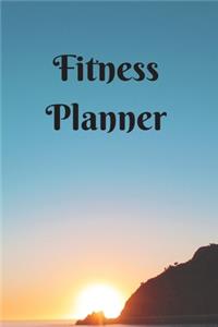 Fitness Planner: 6 x 9 inches 90 daily pages paperback (about 3 months/12 weeks worth) easily record and track your food consumption (breakfast, lunch, dinner.) Perf