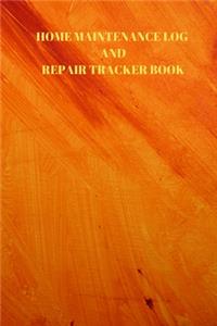 Home Maintenance Log and Repair Tracker Book
